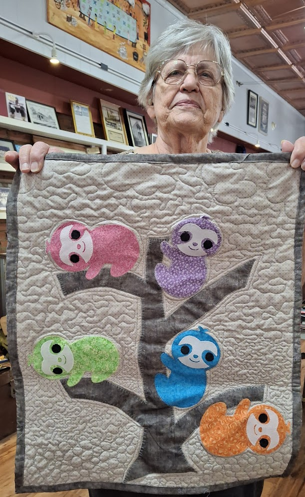 Mrs. Mary Coco's share was this darling koala wall hanging for her granddaughter, who obviously loves koala.