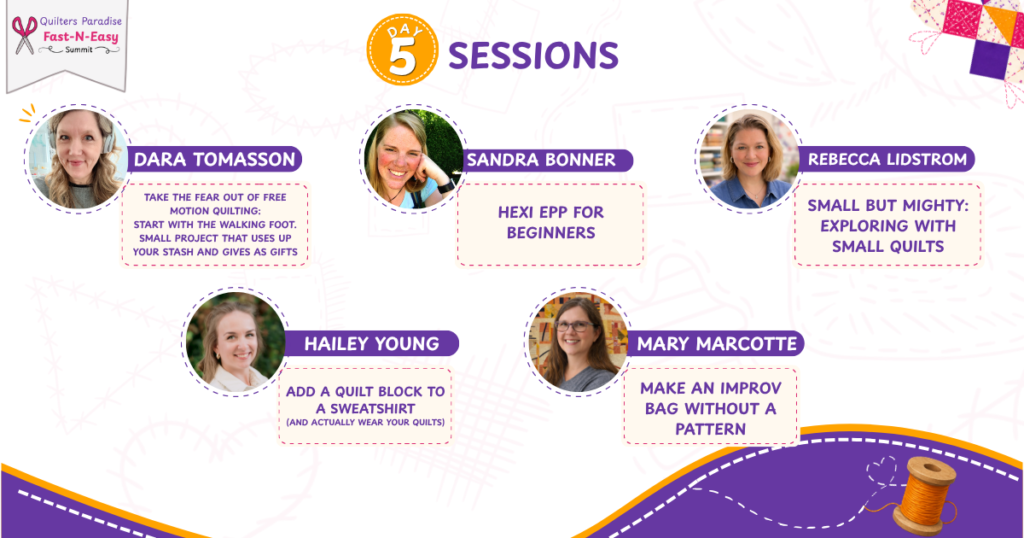 Photo of five women, each of whom will be a presenter at the summit.