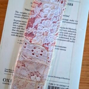 Vintage Lace Quilted Bookmark